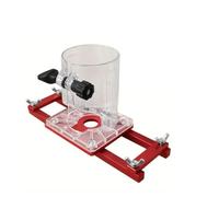 Tidevib Support à fente invisible 2 en 1 et guide de centrage pour coupe-bois de 65 mm ID pour le travail du bois, base de toupie, chanfreinage et rainurage