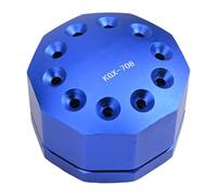 Tidevib Support rotatif pour outils en alliage d'aluminium pour tournevis et pince à épiler avec base antidérapante et design peu encombrant