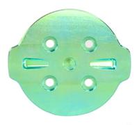 Tidevib TC4 Adaptateur de support d'ordinateur en alliage pour vélo Bryton S810 S650 S550 Facile à installer et léger Noir (vert)