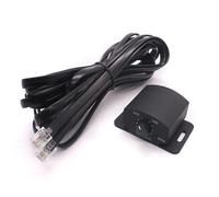 Tidevib Télécommande de contrôle du volume du caisson de basses avec câble de 5 m à 4 fils et option de connexion à 6 broches, système audio de véhicule