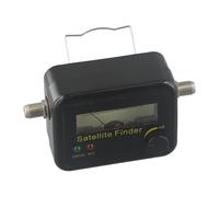 Tidevib Téléviseur numérique pour satellite Finder Détecteur de force du signal 950-2150 MHz avec affichage en temps réel Utilisation portable Noir