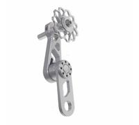 Tidevib Tendeur de chaîne de vélo à vitesse unique pour stabilisateur avec poulie flottante, alliage d'aluminium, 13 x 9 x 5 cm, pour plateau ovale