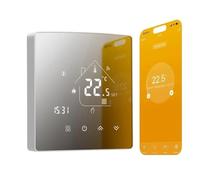 Tidevib Thermostat WiFi pour chaudière à eau chaude au gaz et chauffage au sol, programmable 5+1+1, contrôle par application avec pour Tuya, interface tactile LCD