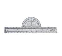 Tidevib Traceur de planification de vol avec grille fixe, échelle 500000/1000000/2500000, règle d'aviation transparente durable pour pilotes, formation des étudiants et opérations de recherche