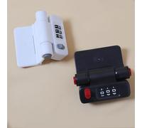 Tidevib Verrou de sécurité enfant en ABS à double bouton Design aucun outil nécessaire Multifonction pour réfrigérateur, armoire, tiroir, four, micro-ondes