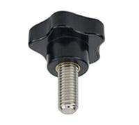 Tidevib Vis à tête en plastique pour antenne JPC-7, matériau ABS, résistant aux intempéries, sécurisé, installation facile, 1 paquet, noir