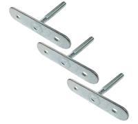 Tidevib Vis de type T pour machines à bois, pour fentes biseautées de 3/4" x 3/8" et rails en T de 30 mm/45 mm, bouton de boulon en T en métal pour accessoires de scie de table, gabarits et fixations