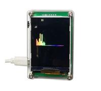 Tidevib VU mètre et analyseur de spectre True Color de 61 cm avec 10 modes d'affichage, alimenté par USB pour le niveau audio