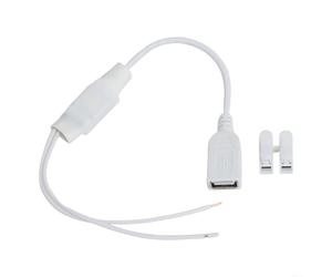 Tidgel Adaptateur secteur AC 220 V vers DC 5 V USB, transformateur d'alimentation, pour caméras de sécurité sans fil et systèmes de surveillance (1 pièce)