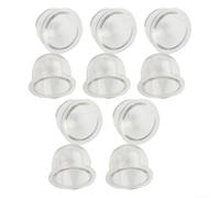 Tidgel Ampoule d'amorçage de rechange, bulle d'huile de carburateur, 19/22 mm, poire d'amorçage de carburateur, ampoule de pompe à gaz-carburant, pour débroussailleuses (19 mm, 10 pièces)