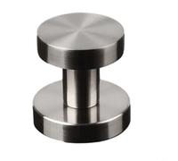 Tidgel Avec serrure de porte à montage intérieur, fonction latérale unique pour portes intérieures de pièce et entrées murales avec aspect et mécanisme de verrouillage fonctionnel (argenté)