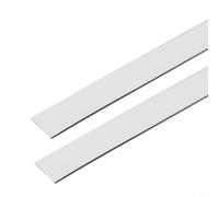 Tidgel Bande décorative autocollante en PVC de 5 m pour interstices de carrelage, décoration murale imperméable, bande de bord de meubles, bande noire (1,3 cm de large, argenté)