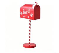 Tidgel Boîte aux Lettres Fer 30cm Design Ajustable pour fête Boîte aux | Fer pour forgé pour robuste, finition vif, design classique, intérieur spacieux, base stable pour table
