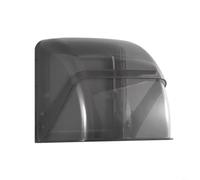Tidgel Boîtier de prise murale d'extérieur avec housse de pluie pour prise électrique de type 86, matériau PC (noir transparent)