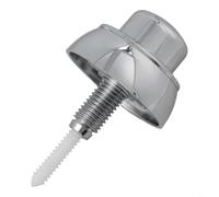 Tidgel Bouton de chasse d'eau pour Siamp pour OPTIMA 49, robinet de chasse simple simple à pousser avec finition ABS chromée, interrupteur de vidange compatible (B)