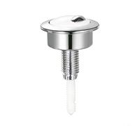 Tidgel Bouton poussoir ABS pour Siamp pour valves Optima 49 - Mécanisme de chasse d'eau de rechange - Design moderne avec ou sans couvercle de support (sans couvercle de support)