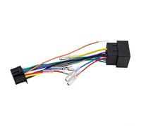 Tidgel Câble adaptateur de faisceau de câblage pour autoradio 16 broches, pour modèles Pioneer DEH/MVH compatible avec prise ISO, 16 broches, câble ISO, faisceau de câblage