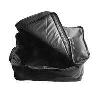 Tidgel Cajon Bag Sac à percussion Oxford 600D avec poche pour baguettes de batterie, sac à dos à bandoulière pour musiciens, étudiants, voyage, noir, 33 x 31 x 53 cm