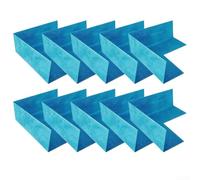 Tidgel Coins d'Étanchéité Douche PE 4/10pcs Anti-Fuite(10pc Inside) | Polyéthylène pour haute densité, tissu fixé deux faces, empêche infiltrations, salles d'eau, vapeur