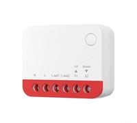 Tidgel Compact pour interrupteur de rideau Zigbee, s'adapte aux boîtes de jonction standard, planification automatisée, amplificateur de signal, boîtier PC, facile et rapide à utiliser (1 pièce)