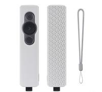 Tidgel Coque de protection en silicone pour télécommande Logitech Spotlight - Souple et antidérapante - Avec cordon - Manchon résistant aux chocs - Pour présentations - Blanc