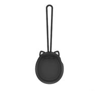 Tidgel Coque en silicone pour Tamagotchi Paradise, avec film protecteur d'écran et cordon de serrage, coque de protection antichoc noire