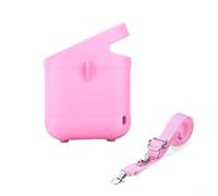 Tidgel Coque en silicone souple pour Toniebox 2 avec sangle réglable, manchon antichoc pour enfants, voyage, jeu, rose