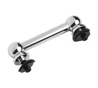 Tidgel Cosses de caisse claire à extrémité unique en alliage d'aluminium avec vis et rondelles, distance entre les trous de 26 à 90 mm pour réparation et entretien des percussions personnalisées (66