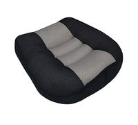 Tidgel Coussin rehausseur de siège de voiture - Noir et gris - Polyester PP coton - Pour la plupart des voitures - 12 x 40 x 40 cm