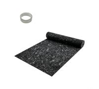 Tidgel Couverture isolante en coton pour lave-vaisselle - Rouleau de réduction du bruit réutilisable pour murs, tuyaux, plafonds, installation à faire soi-même, gris