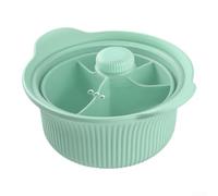 Tidgel Cuiseur Vapeur Silicone 22cm Micro-ondes Anti-déborde(Green) | Silicone alimentaire sûr, résiste haute chaleur, pas de substances nocives, pour idéal micro-ondes, cuisson quotidienne saine