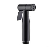 Tidgel Douche de bidet Shattaf à main en noir mat, pulvérisateur ergonomique avec tuyau flexible de 1,5 m, nettoyant multi-usage pour salle de bain et (1#)