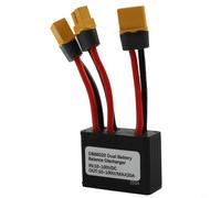 Tidgel Ebike Module parallèle à double batterie 20 A, 10-100 V Commutateur de décharge équilibrée avec XT60H pour extension de portée de vélo électrique, noir