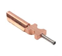 Tidgel Ensemble de buse pour Flashforge AD5X, 0,25/0,6/0,8 mm en acier inoxydable avec double joint, pour 300 C haute température pour PLA ABS pour PETG pour impression TPU PEEK (0,8 mm)