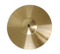 Tidgel Ensemble de cymbales en laiton 20,3 cm pour Splash Crash Hi-Hat | Lot de 5 pièces de 20,3 à 40,6 cm, matériau en laiton, résonance forte, ton clair, pour une utilisation en charleston