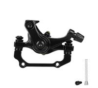 Tidgel Étrier de frein à disque en alliage d'aluminium avec ressort pour scooter électrique Kukirin G2, montage avant ou arrière, noir (B)