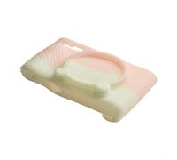 Tidgel Étui en silicone pour appareil photo Canon PowerShot SX740 SX730 avec cache-objectif, résistant aux chocs, souple, accessoire de voyage léger pour photographie en plein air, rose (gelée verte)