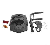 Tidgel Garde-boue arrière de moto en ABS avec transfert d'eau réfléchissant de sécurité pour BMW pour vélo électrique Suzuki Style classique noir (B)