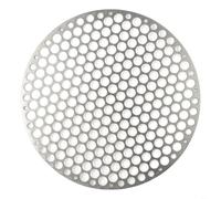 Tidgel Grille de barbecue ronde en acier inoxydable 24 cm 24 cm pour four à charbon de bois, rôtissage, pizza, gâteaux, légumes (20 cm)