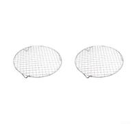 Tidgel Grille de Cuisson Ronde 20cm Lot de 2 Air Fryer Grille de Cuisson(20cm)