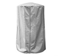 Tidgel Housse en tissu Oxford imperméable pour chauffage de terrasse pyramide à gaz, 61 x 96,5 cm, bouclier anti-poussière et de pluie avec cordon réglable et pochette de transport (gris)