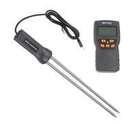 Tidgel Humidimètre à grains avec rétroéclairage LCD pour riz, maïs, température et hygromètre portable, unité noire