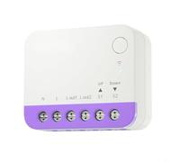 Tidgel Interrupteur intelligent pour volet roulant WiFi - Contrôle en pourcentage - Compatible avec Alexa pour HOMEKIT, 2400 W 10 A - Automatisation pour stores à rideaux pour maison britannique