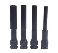 Tidgel Jeu de clés à douille hexagonale 1/2" 8-14 mm à paroi mince en acier au chrome vanadium compatible avec clé à impact et perceuse