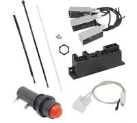 Tidgel Kit d'allumage 42324, pour barbecue Weber Summit pour barbecue à gaz A6, pièces de rechange avec bouton générateur d'électrode et fils, kit de réparation de barbecue en plastique et métal