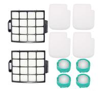 Tidgel Kit de filtre amélioré, pour Shark AZ3002 AZ3000 Stratos pour DuoClean pour PowerFins, 2 filtres avec 4 mousses, 4 feutres, 4 cartouches neutralisantes