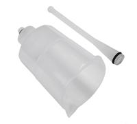 Tidgel Kit de purge de frein à disque avec entonnoir d'huile et bouchon pour vélo de route et VTT, outils en plastique, blanc (pour VTT)