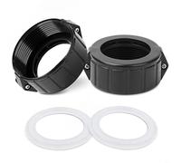 Tidgel Kit de raccord d'écrou fendu de 5,1 cm avec vis, lot de 2 joints et joints toriques compatibles avec Balboa, Coleman, HydroQuip, Correctech