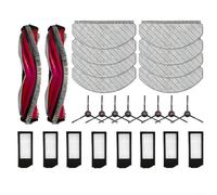 Tidgel Kit de restauration pour aspirateur Yeedi pour C12 Pro Plus - 26 pièces de rechange : brosse à rouleau, 8 brosses latérales, 2 chiffons, 8 filtres