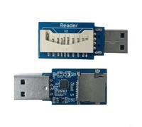 Tidgel Lecteur de cartes pour Realtek RTS5170, prend en charge le démarrage EMMC/EMCP avec pilote, pour adaptateur de carte SD TF pour transfert de données, bleu (connecté)